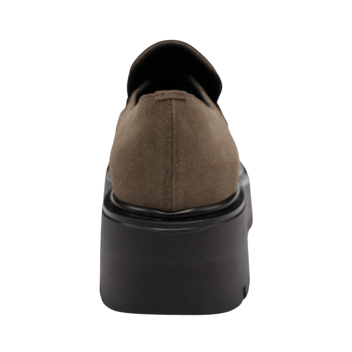 Corso Roma 4405-1 Platform Loafer, taupe suede – view 10