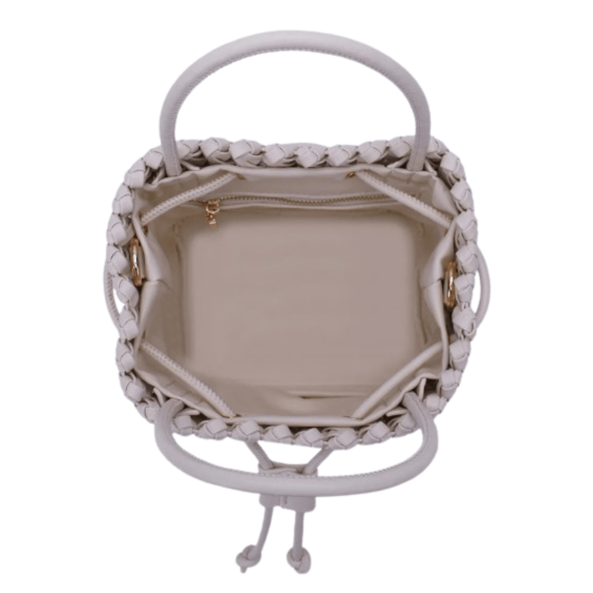 Remi & Reid Perrie Woven Bucket Mini, off white – view 10