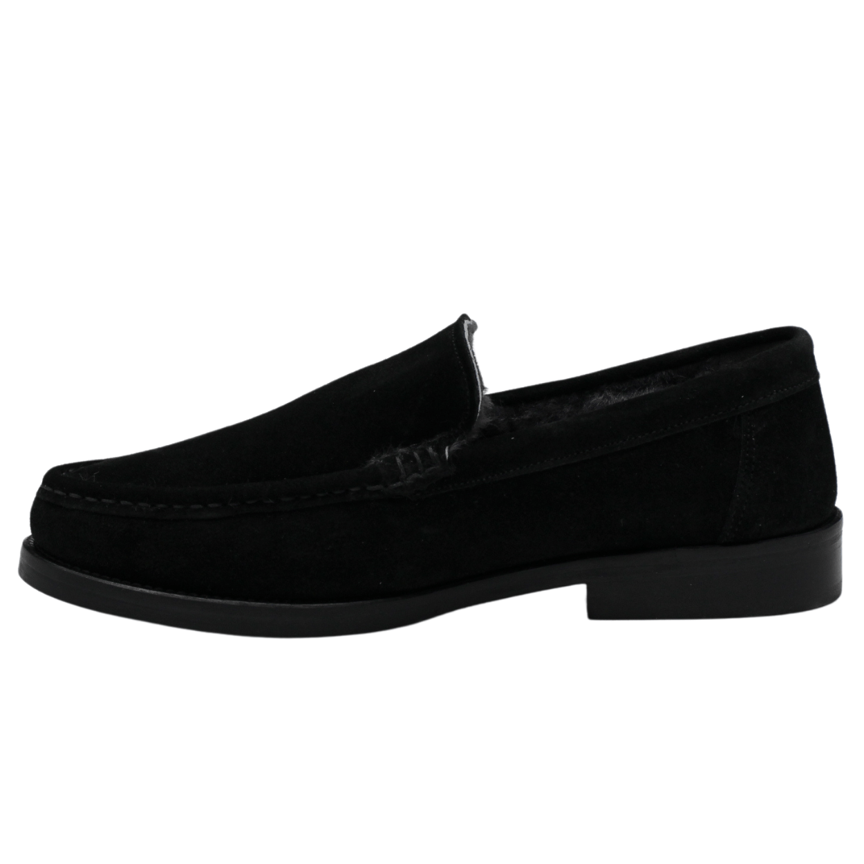 black suede
