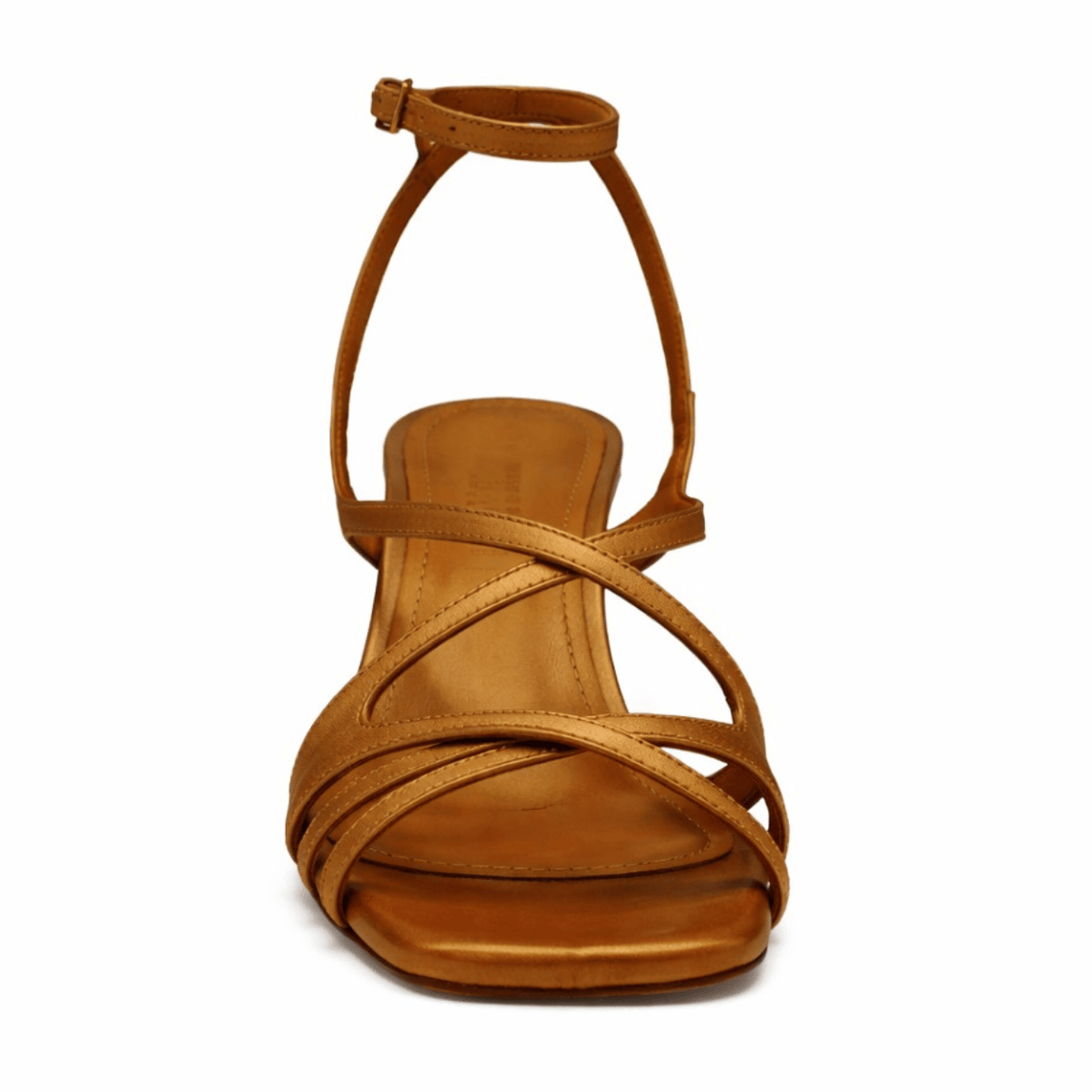 Gianmarco F. Barbara Heeled Sandal, copper silk – view 12