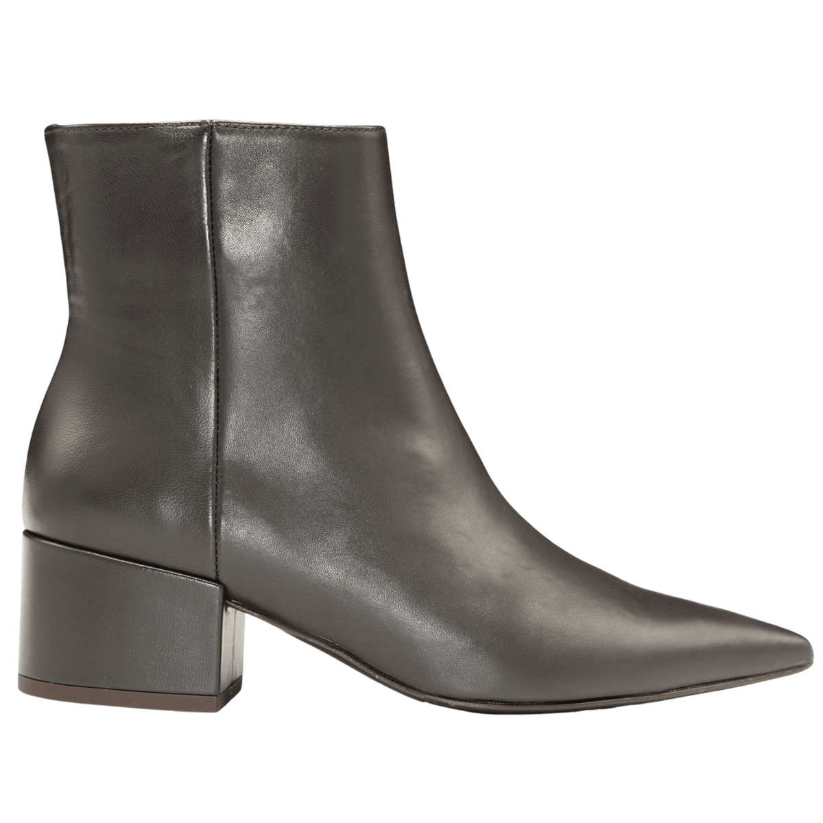 Mividia Fran Heeled Bootie, brown leather – view 2