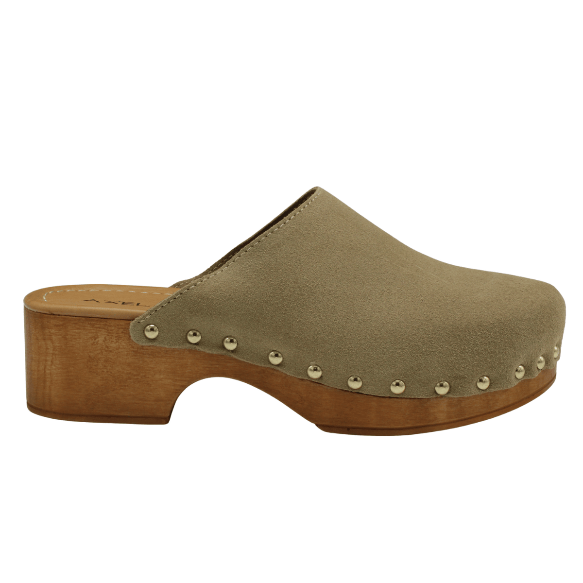 Axel Leslie Clog, sabbia suede