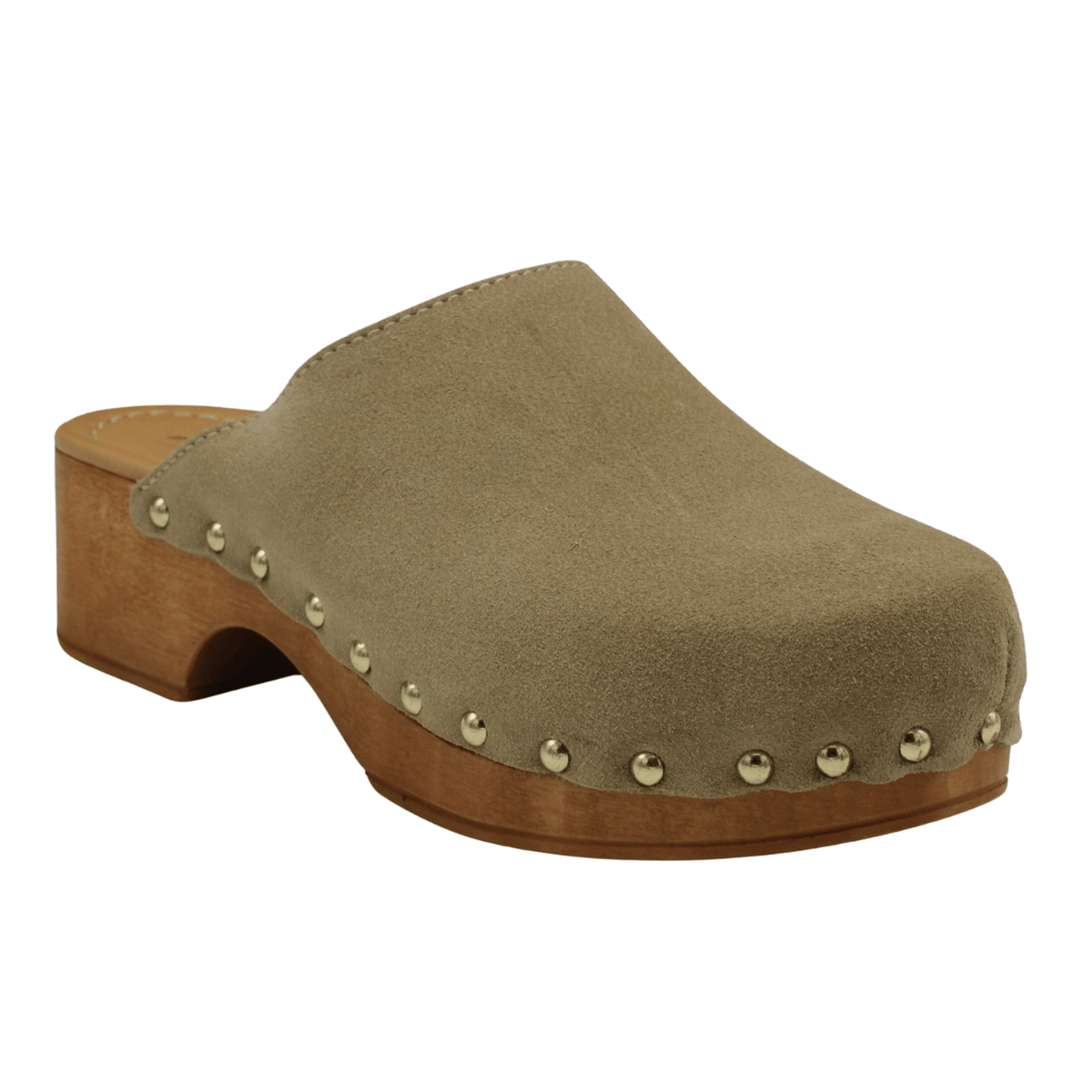 Axel Leslie Clog, sabbia suede – view 5