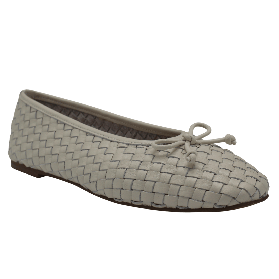 Inuovo Sally Ballet Flat, Winter White – alternate view