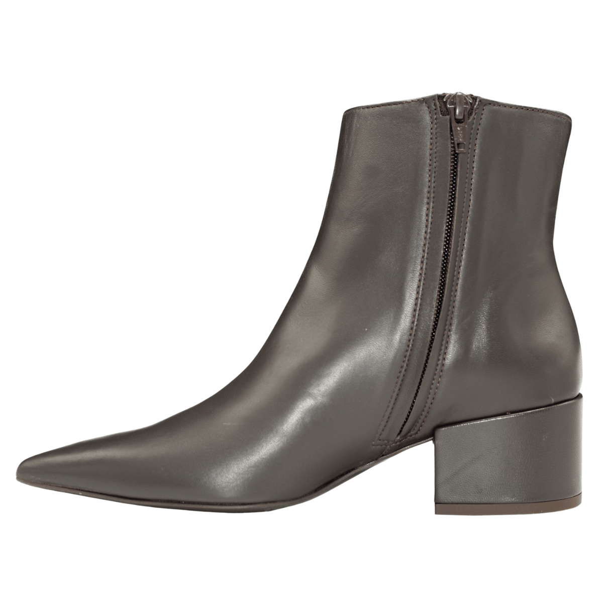 Mividia Fran Heeled Bootie, brown leather – view 9