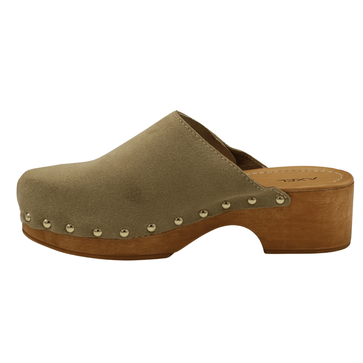 Axel Leslie Clog, sabbia suede – view 7