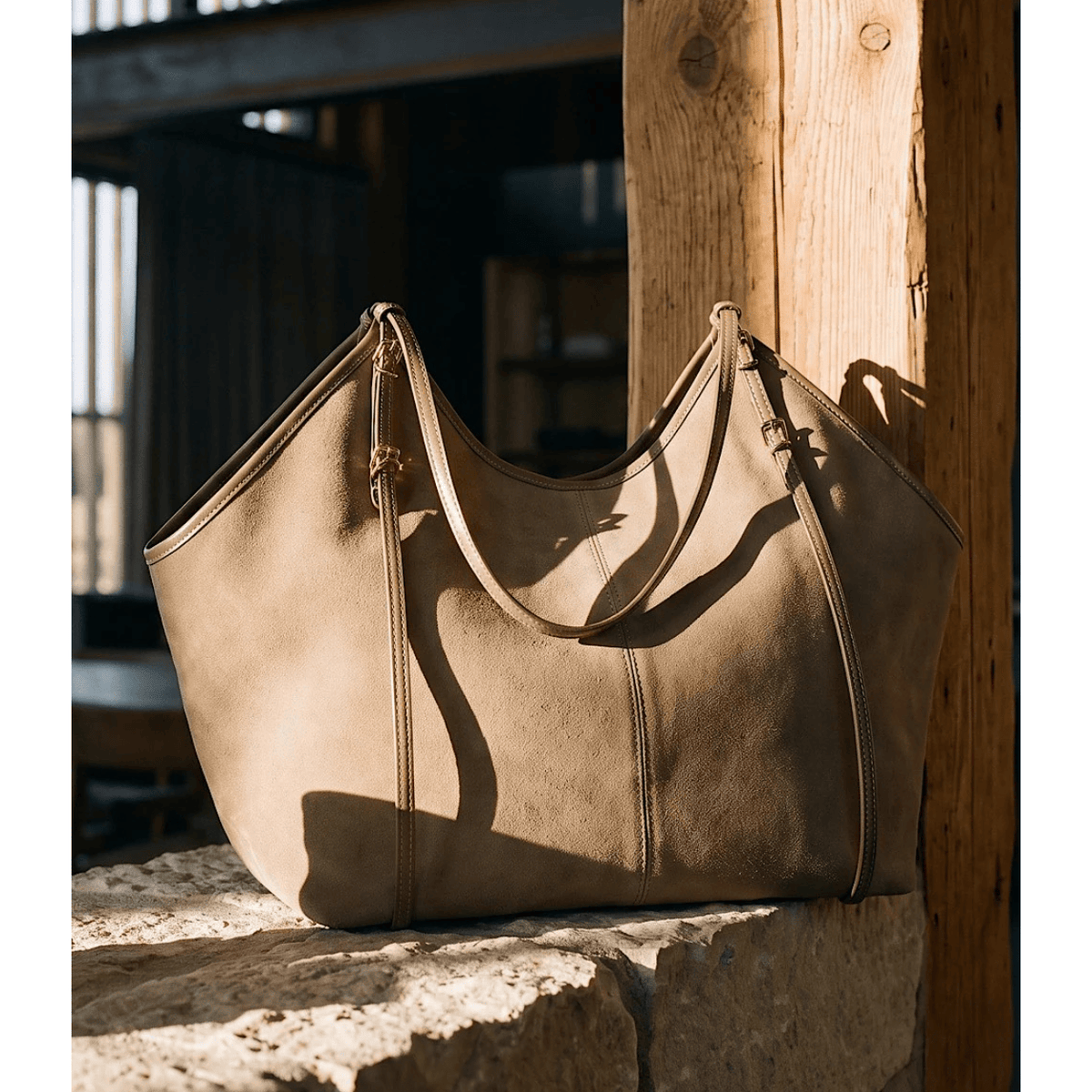 fossil suede
