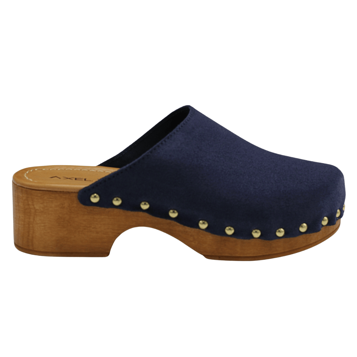 Axel Leslie Clog, navy suede – view 4