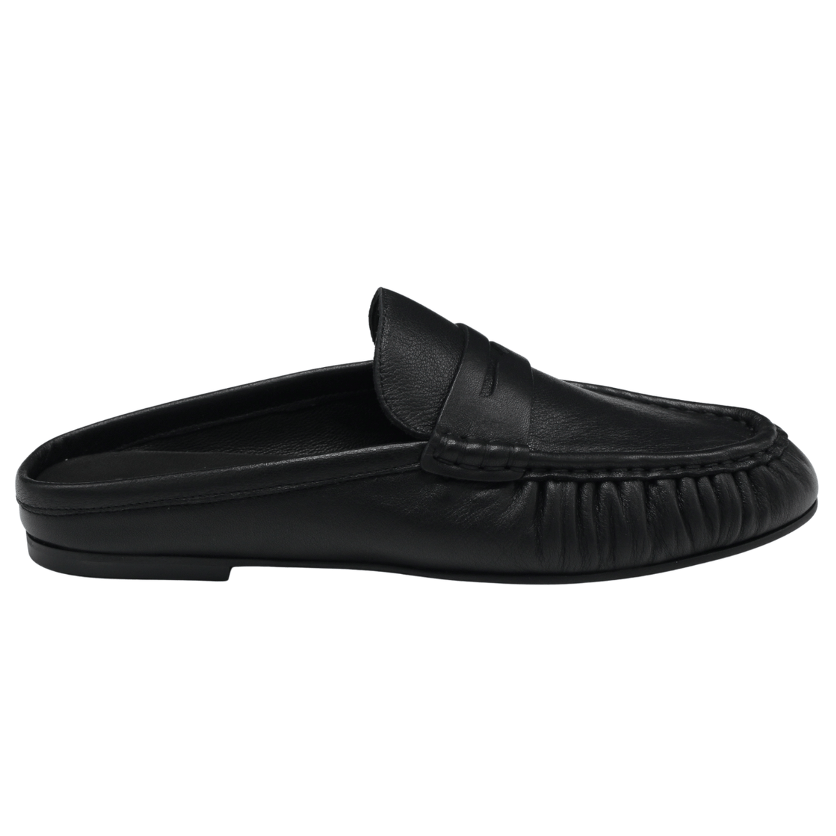 Inuovo Bonnie Loafer Mule, black – view 2