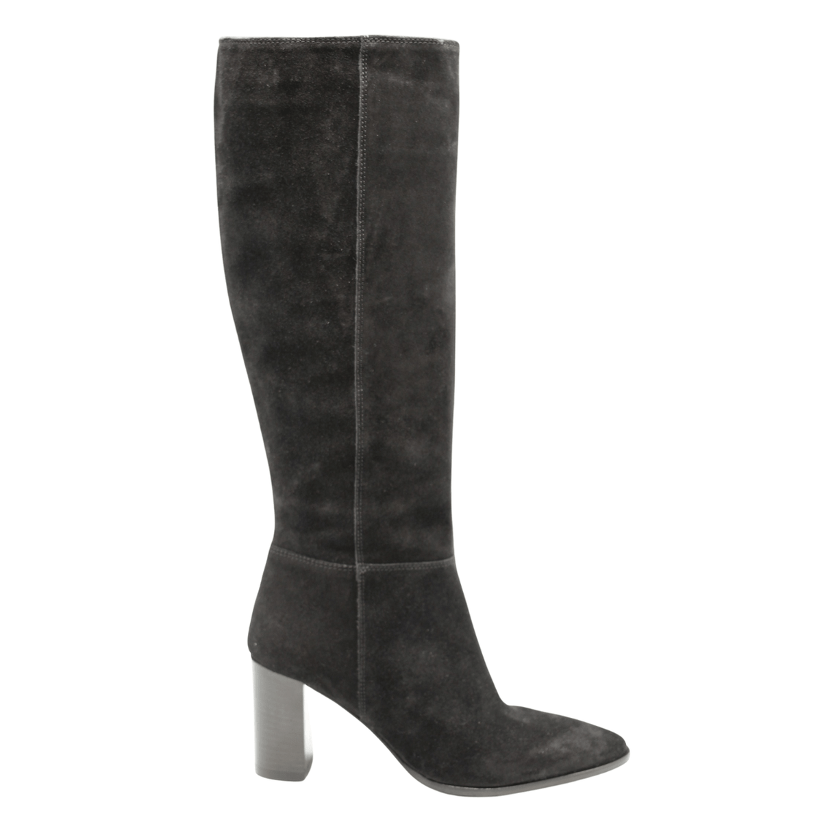 Lamica Sondra Heeled Boot, black suede – view 9