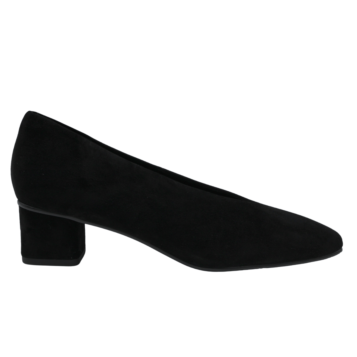 Priori Taylor Suede Pump, black suede