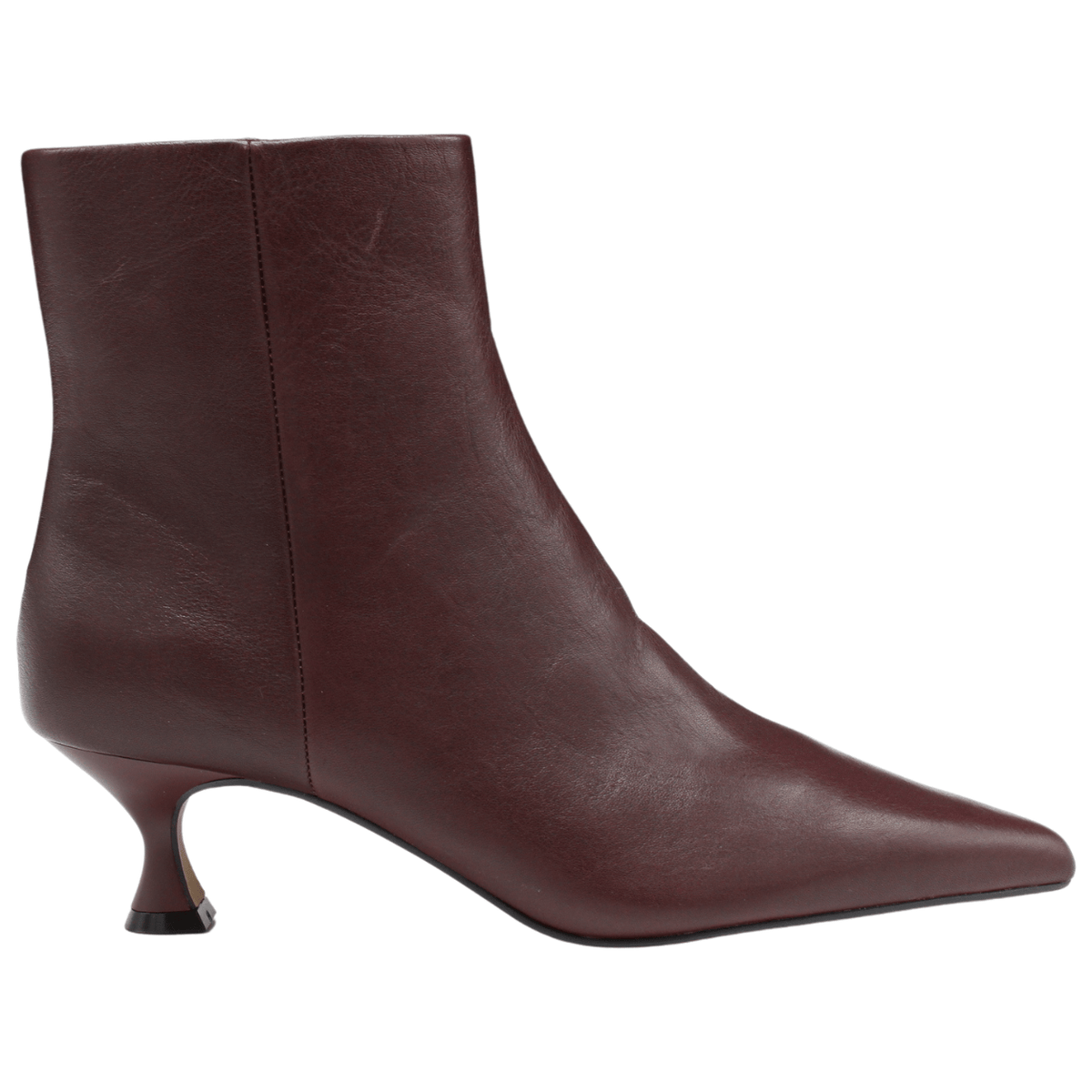 Inuovo Patrice Heeled Bootie, brown calf