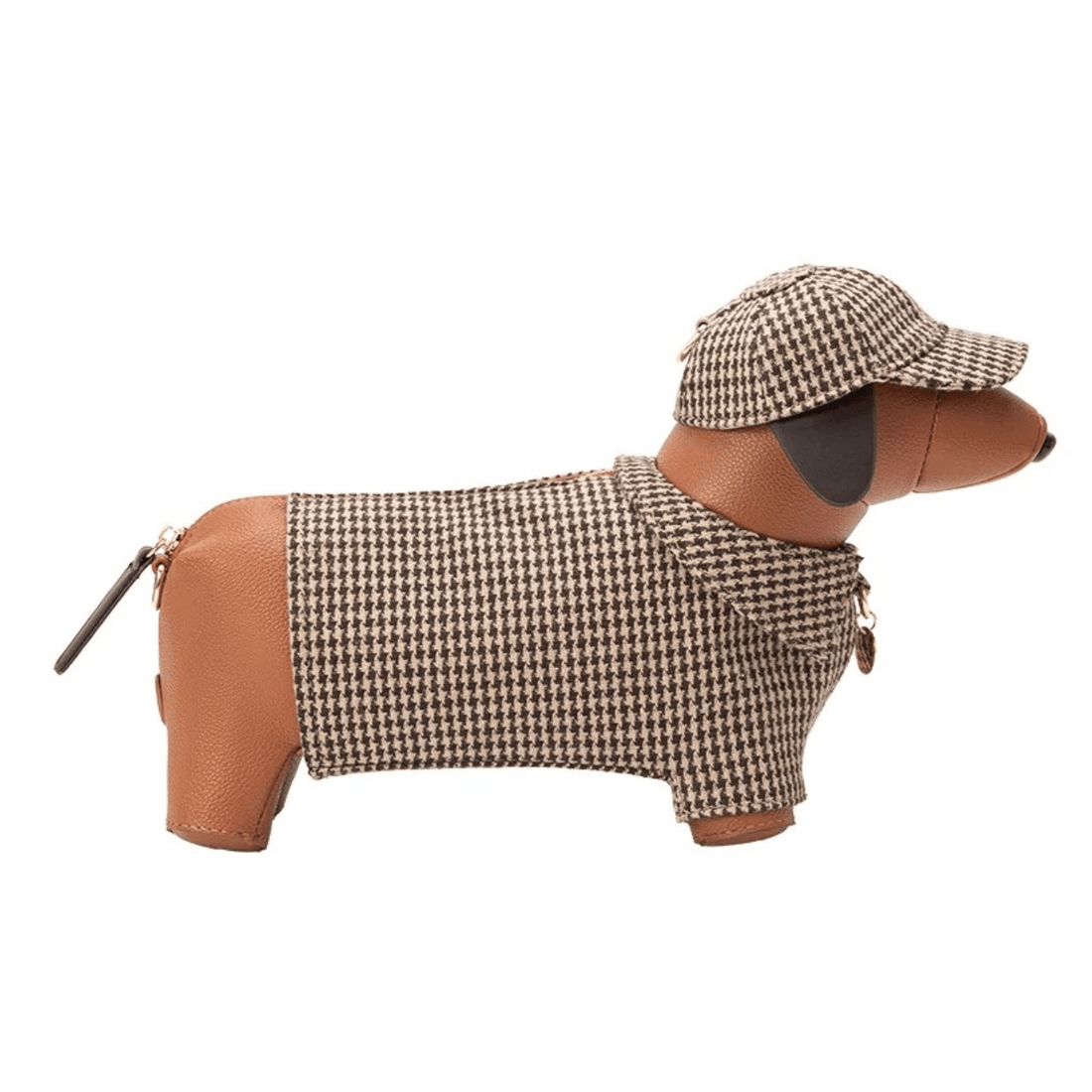 Melie Bianco Dog Houndstooth Crossbody, houndstooth