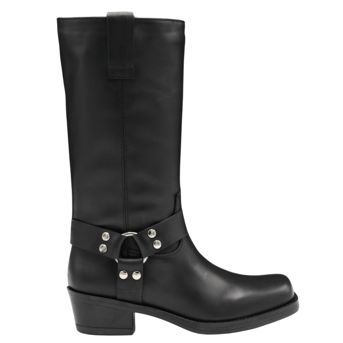 Select IV066 Moto Boot, black calf