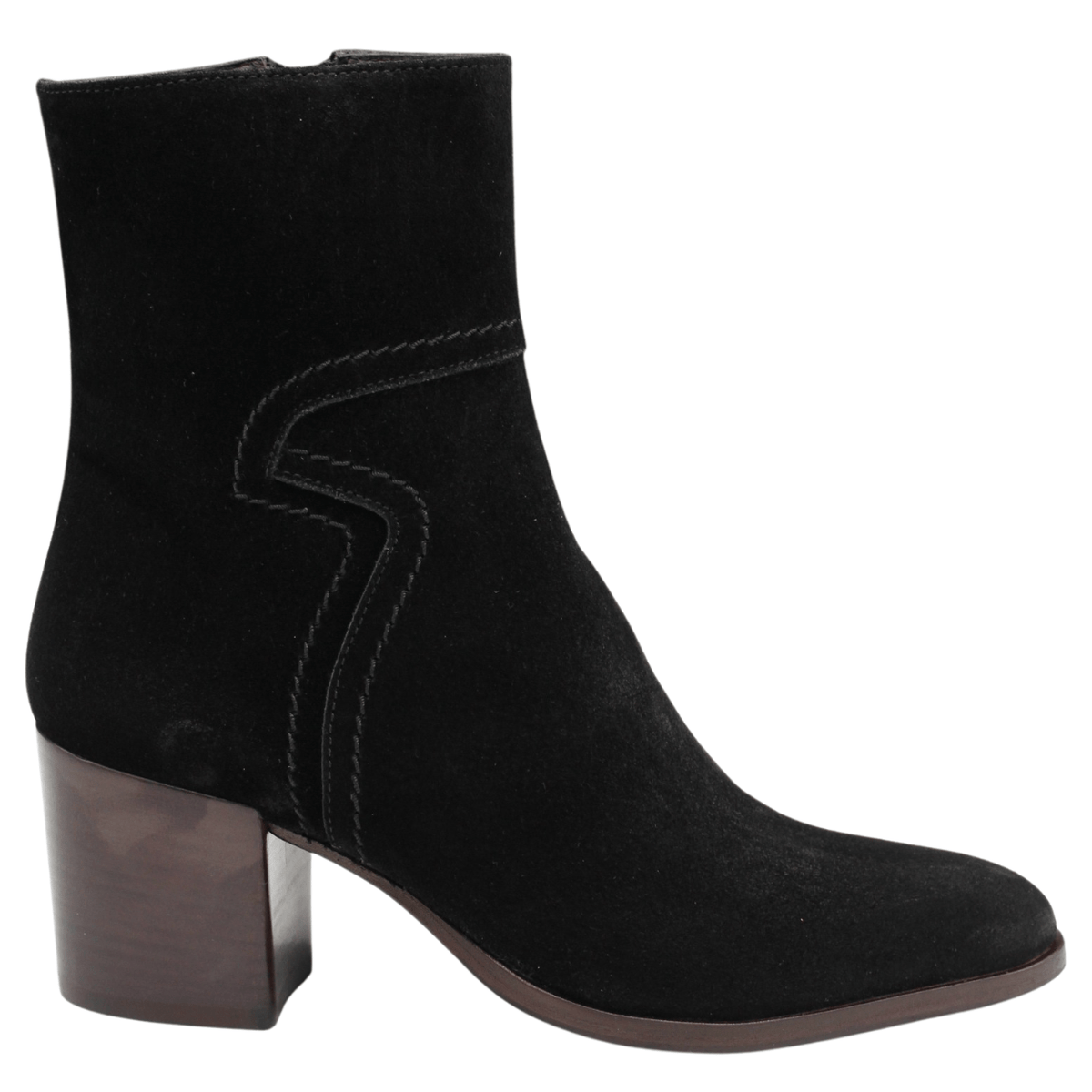 Triver Flight 595-34 Suede Bootie, black – view 6