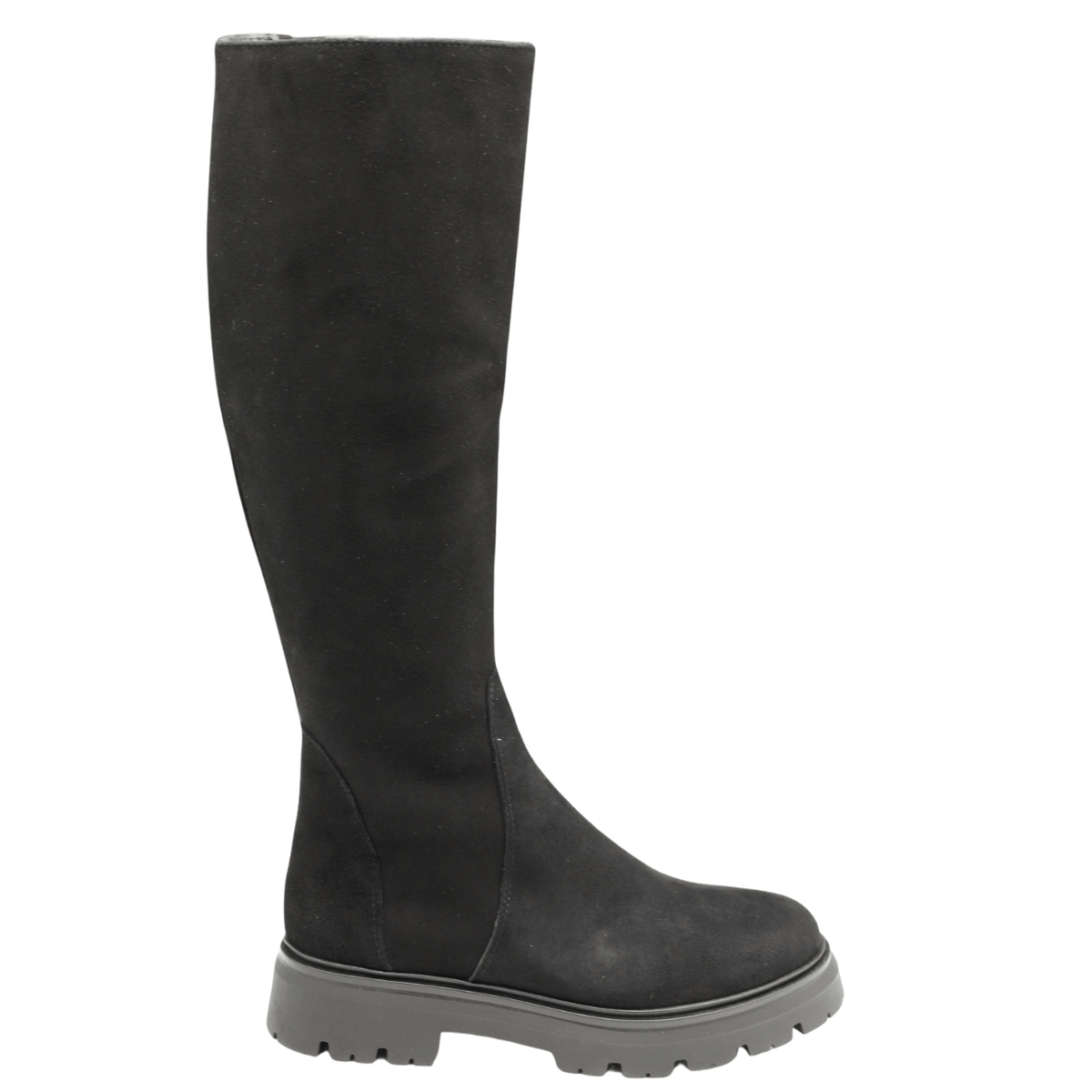 Gianluca Pisati Carlotta Flat Boot, black suede