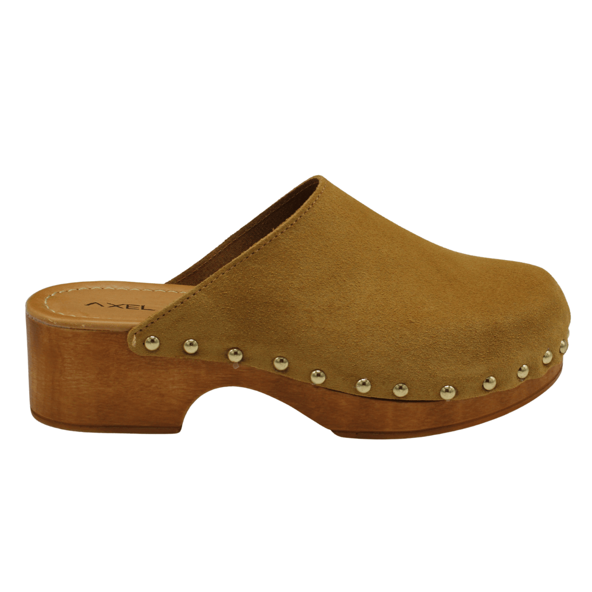 Axel Leslie Clog, camel suede – view 3