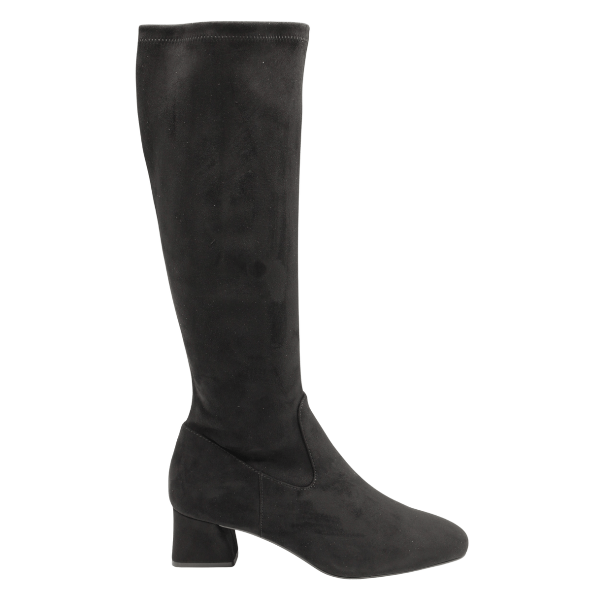 Priori Dawn Heeled Boot, black suede