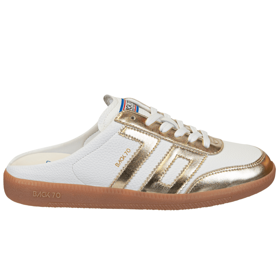 Back 70 Easter Sneaker, Metallic Gold