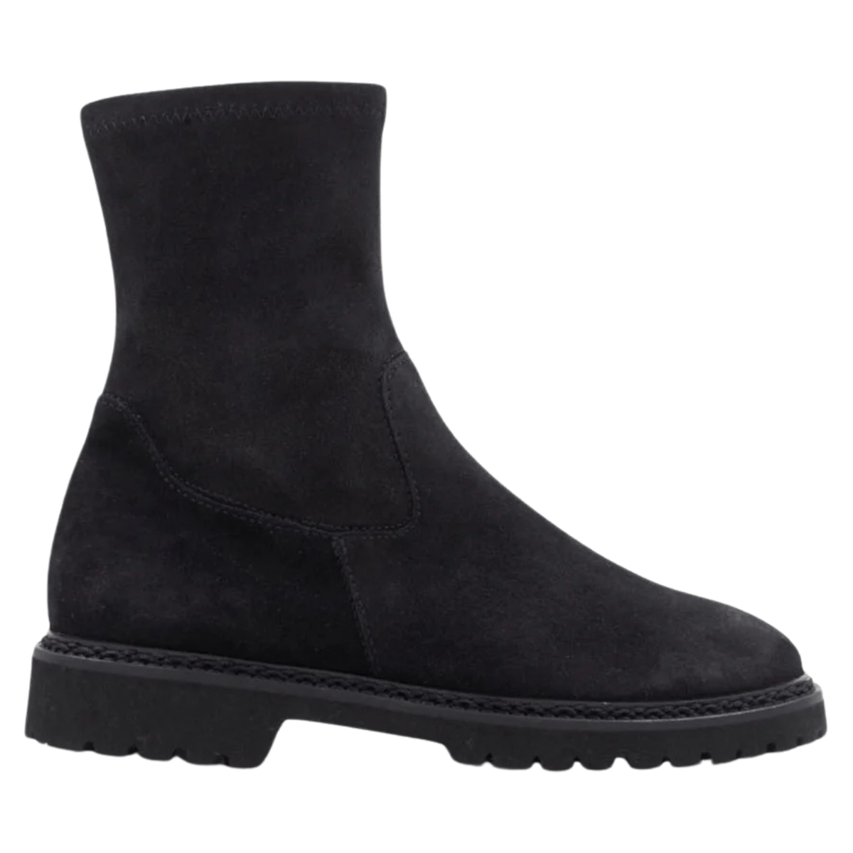 Aquatalia Maryann Ankle Boot, black suede