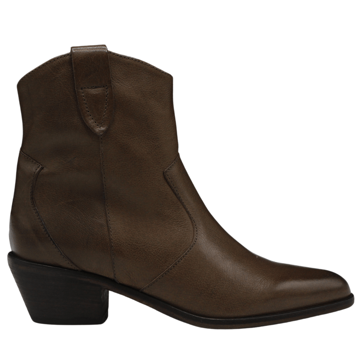 Decra DTF05 Heeled Bootie, taupe