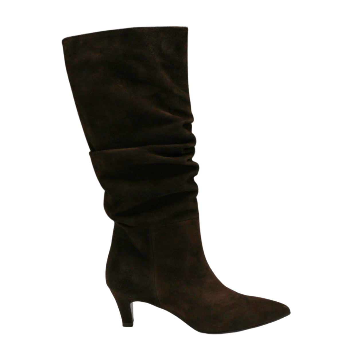 Decra 1582 Slouchy Boot, brown suede