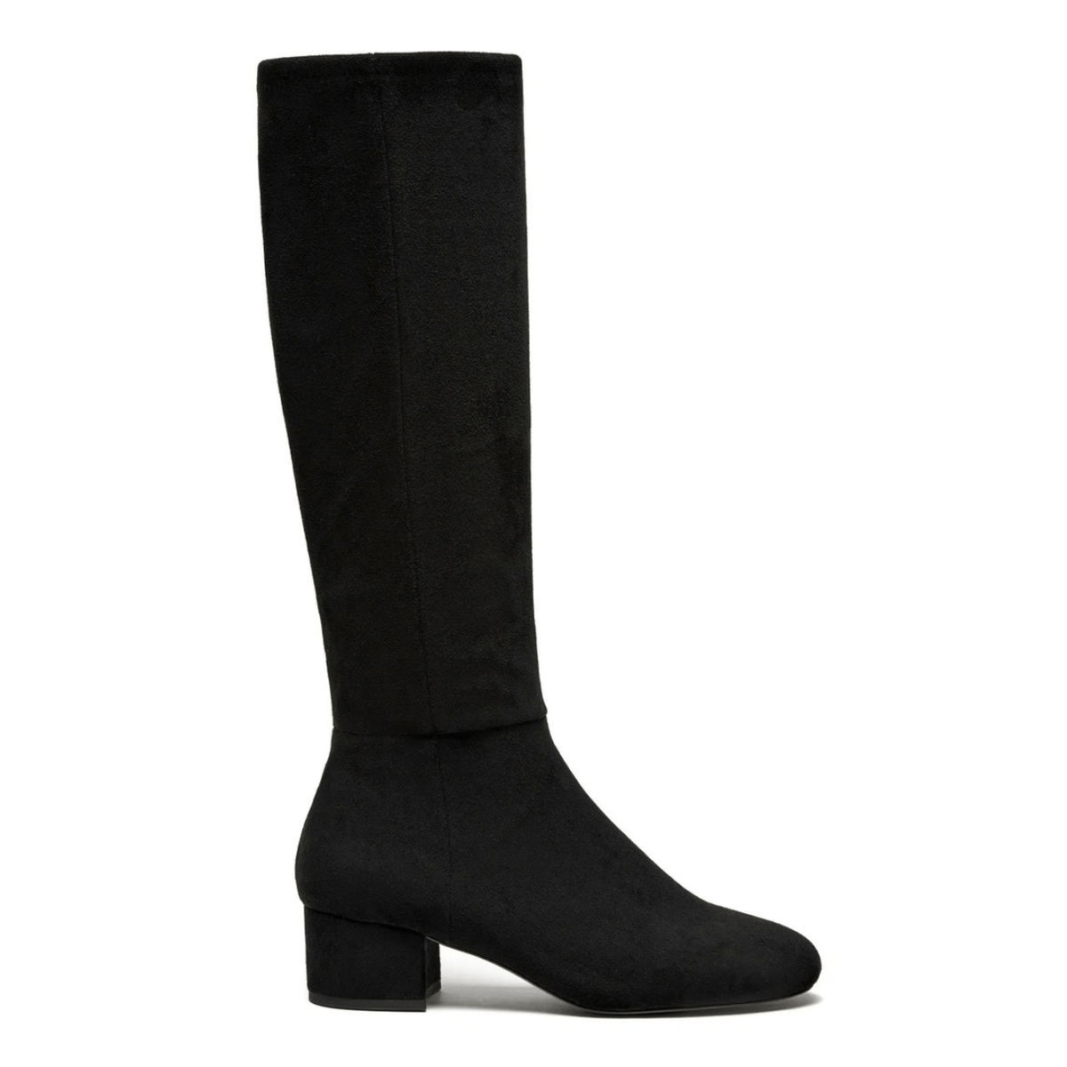 Silent D Gold Heeled Boot, black