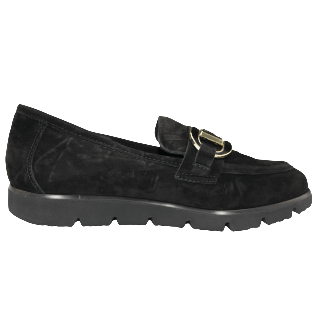 Priori Nicole Suede Loafer, black suede – view 2