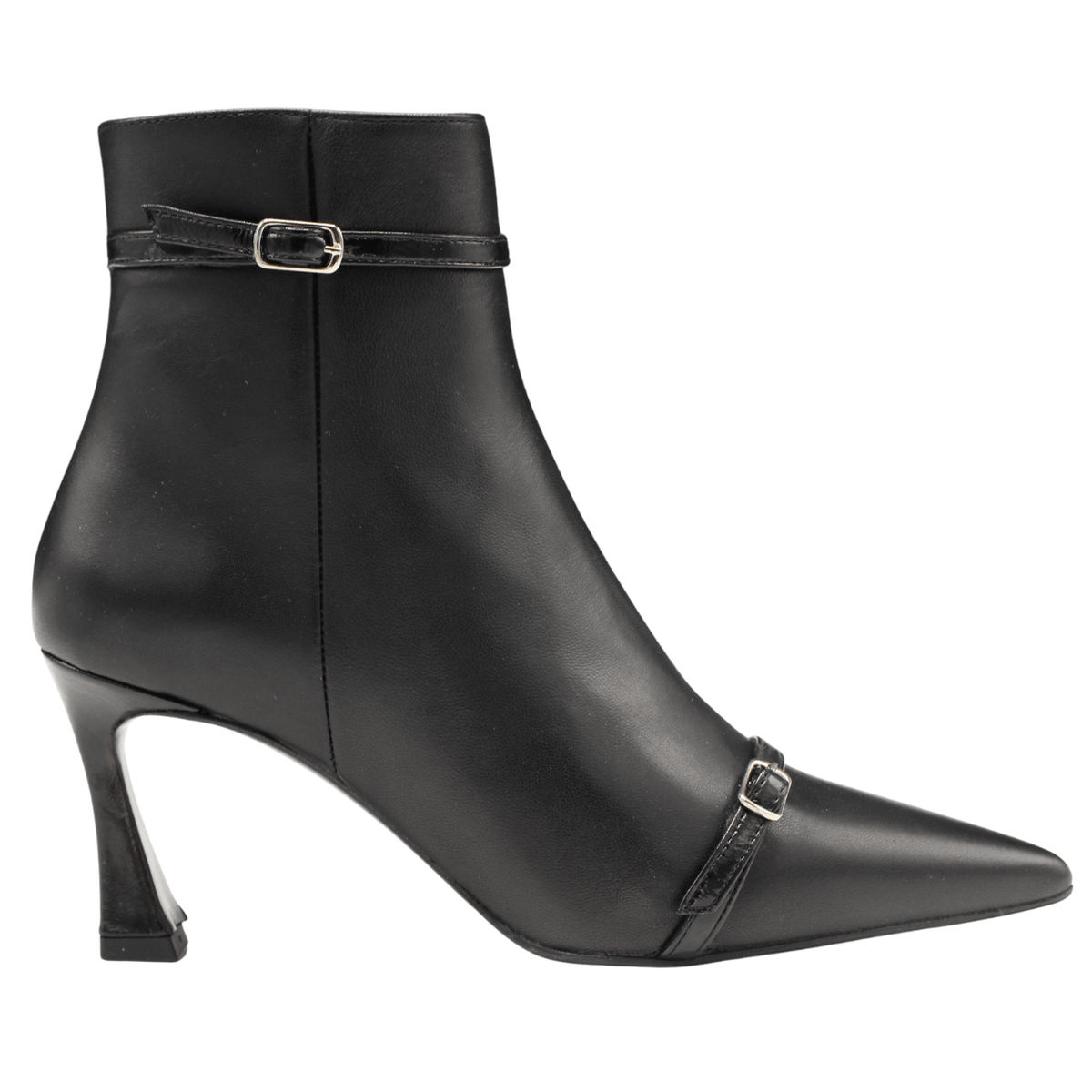 Enzo Di Martino Simone Heeled Bootie, black nappa