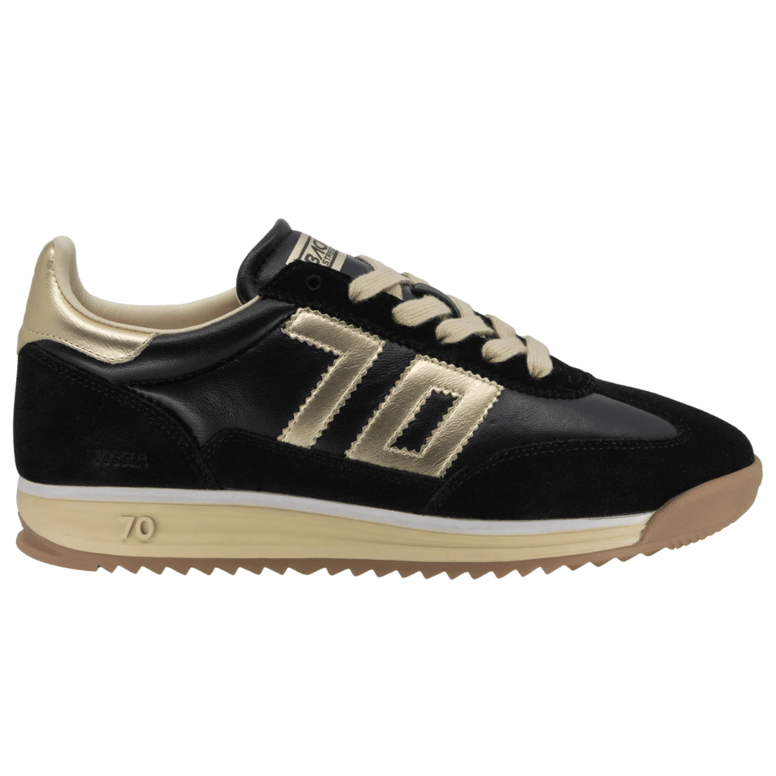 Back 70 Jogger N Sneaker, Black Gold