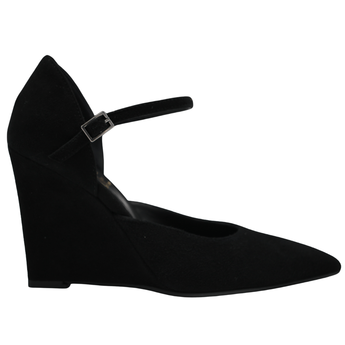 Made 94 Thorne Wedge, black suede