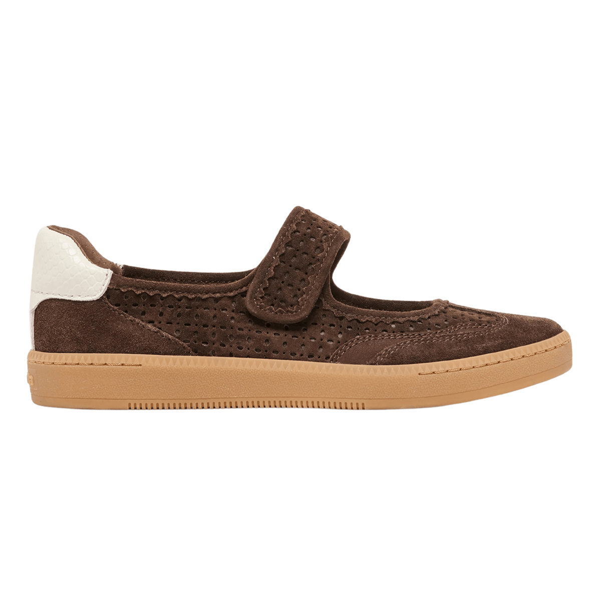 dark brown suede