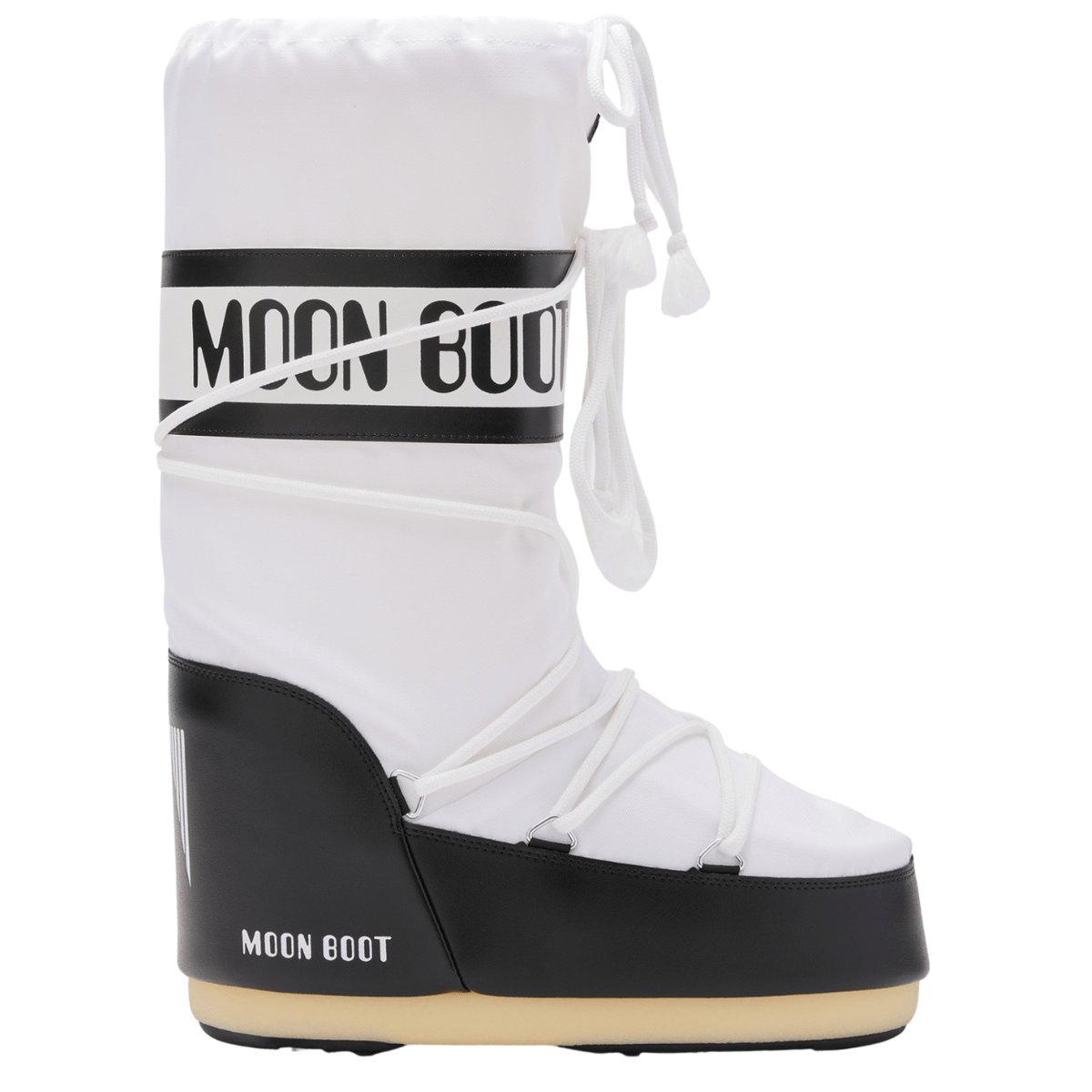 Moon Boot Icon Colorblock Nylon, black/white
