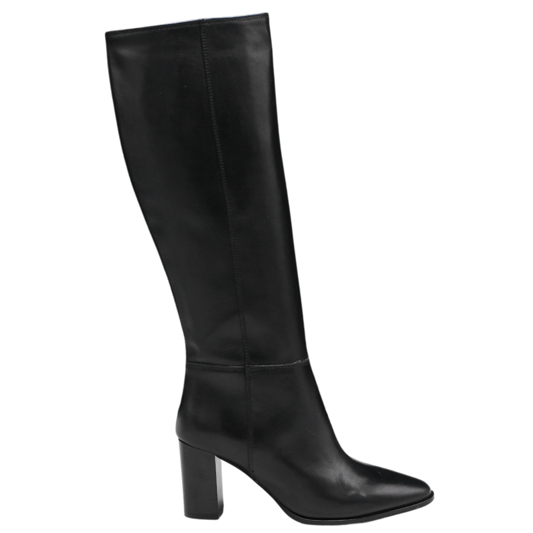 Lamica Sondra Heeled Boot, Black Leather