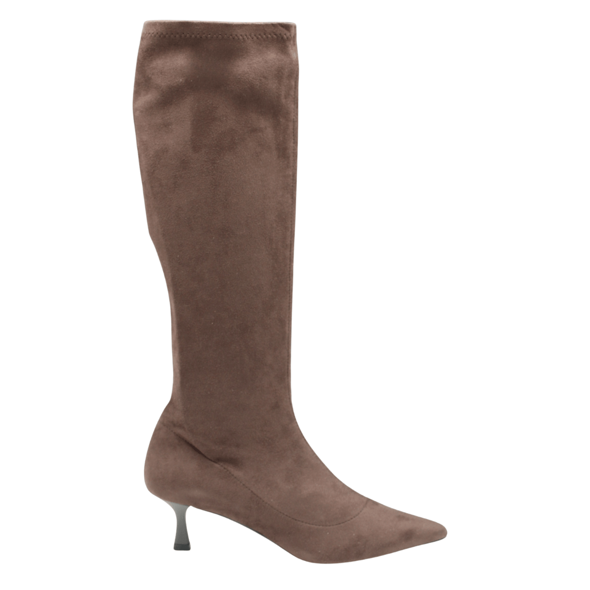 Gianmarco F. Bethany Heeled Boot, brown suede – view 2