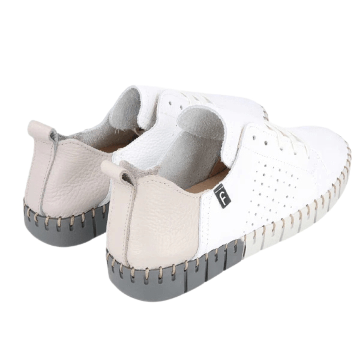Fabiolas Sadie Sneaker, White/Grey – view 26