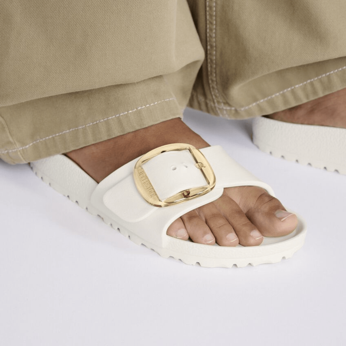 Birkenstock Madrid Big Buckle Eva, eggshell – view 20