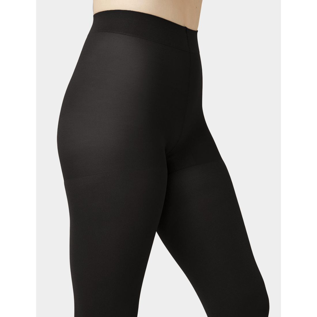 Shoe-Inn Super Opaque Control Top Tight, Black – alternate view
