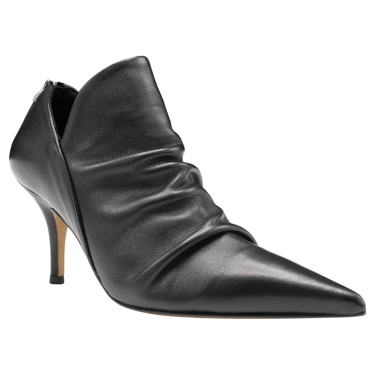 black leather