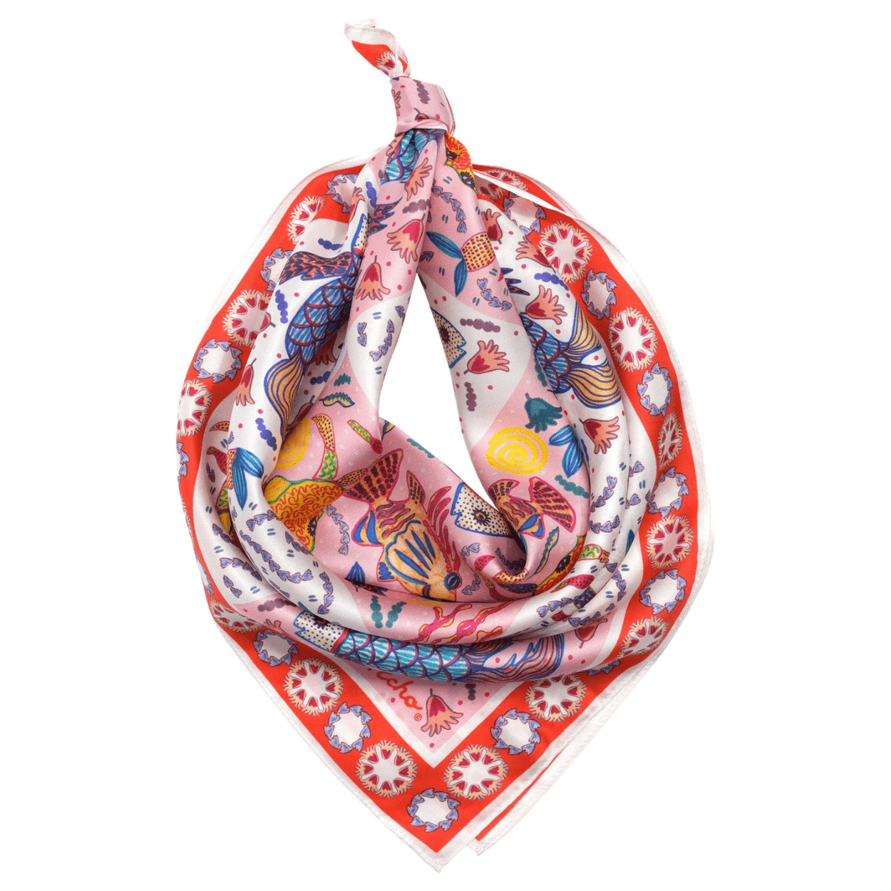 Crabby Silk Bandana