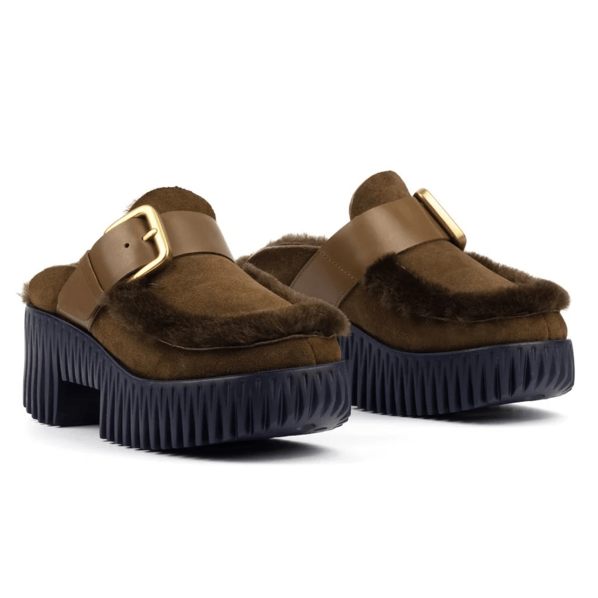 4CCCCEES Plia Amber Platform Mule, choco – view 2