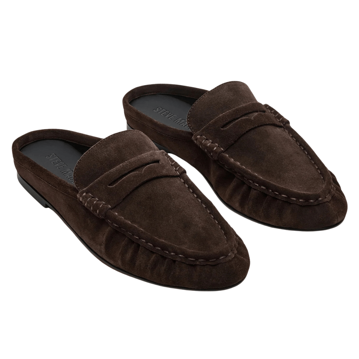 chocolate brown suede