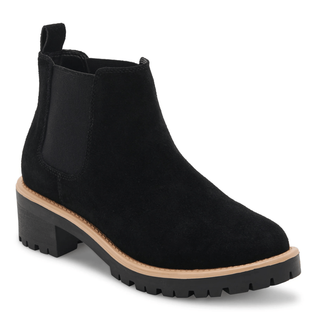 Blondo Mayes Chelsea Boot, Black Suede – alternate view