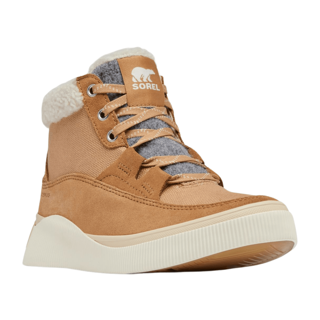 tawny buff/honey white