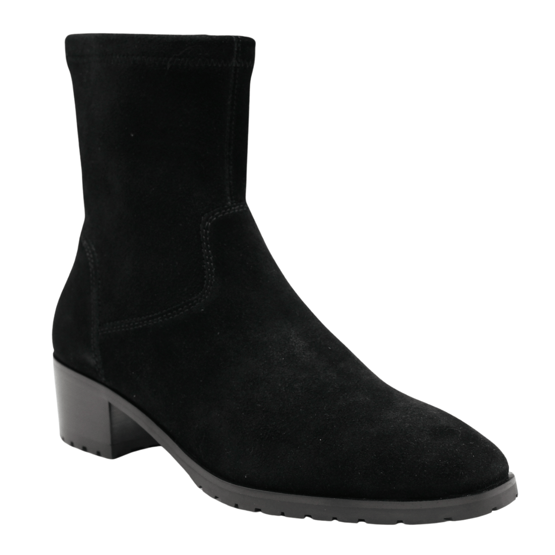 Priori Paris Suede Bootie, Black Suede – alternate view