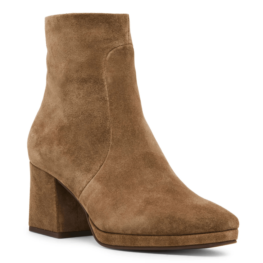 Blondo Shyna Heeled Bootie, Taupe Suede – alternate view