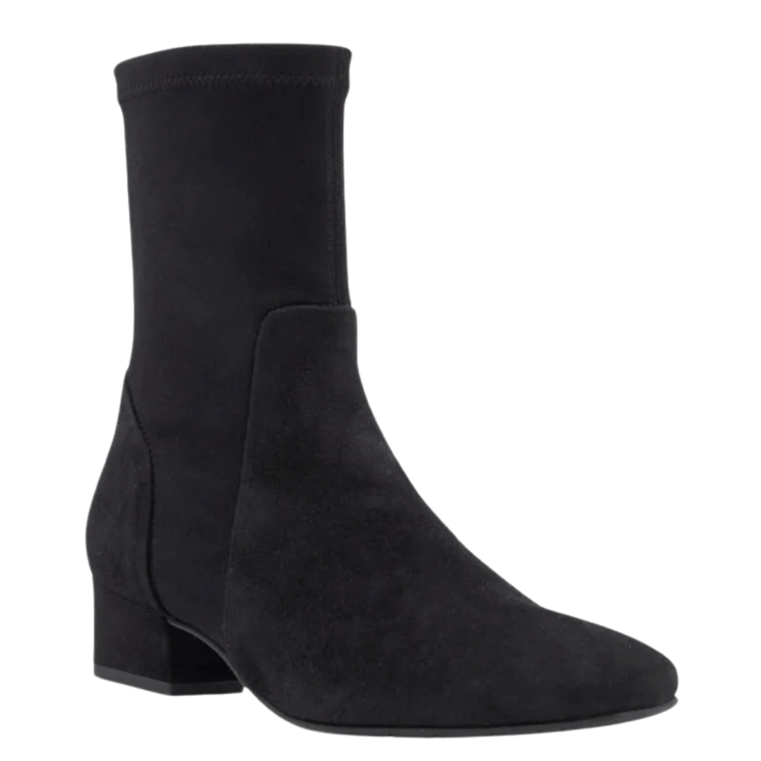 Aquatalia Stassi Ankle Boot, Black Suede – alternate view