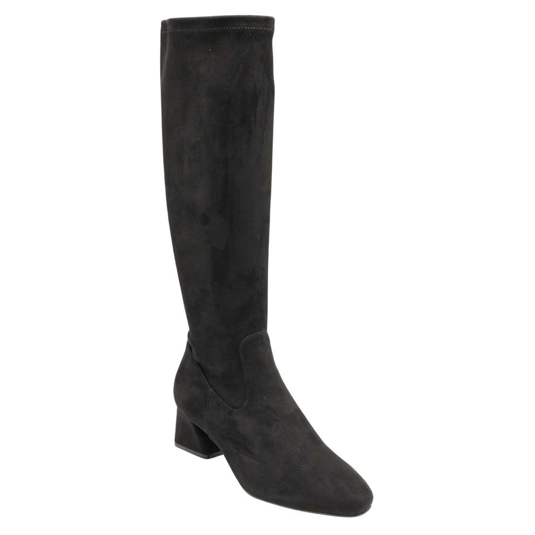 Priori Dawn Heeled Boot, Black Suede – alternate view