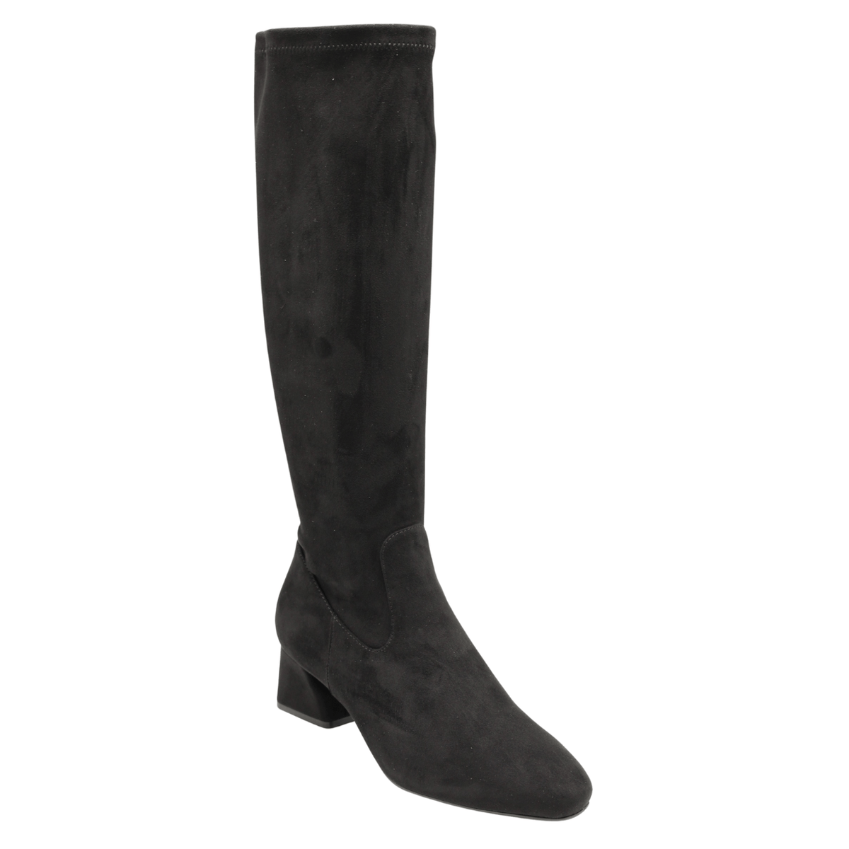 Priori Dawn Heeled Boot, black suede – view 3