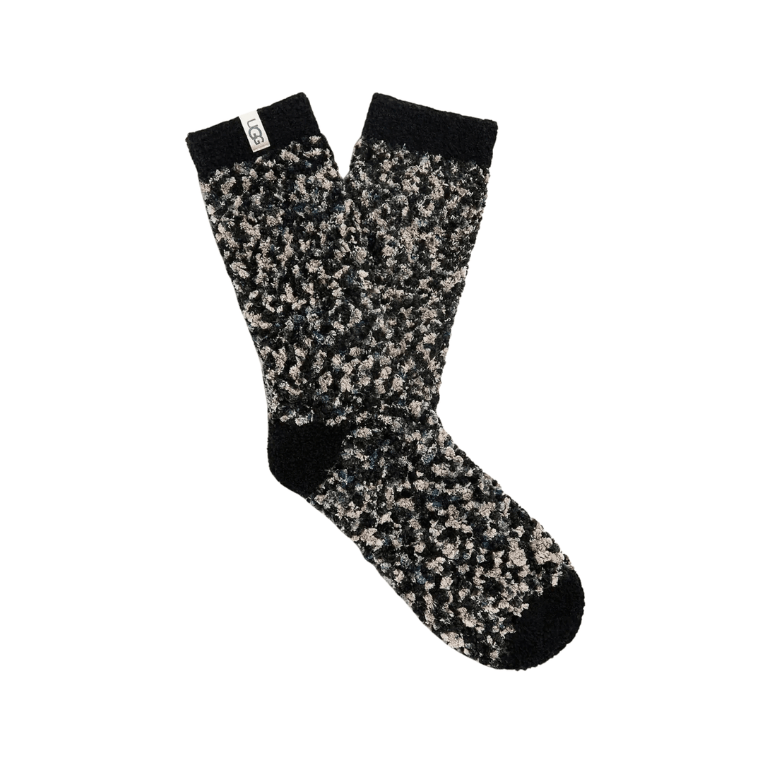UGG Women's Cozy Chenille Sock, Black/Grey